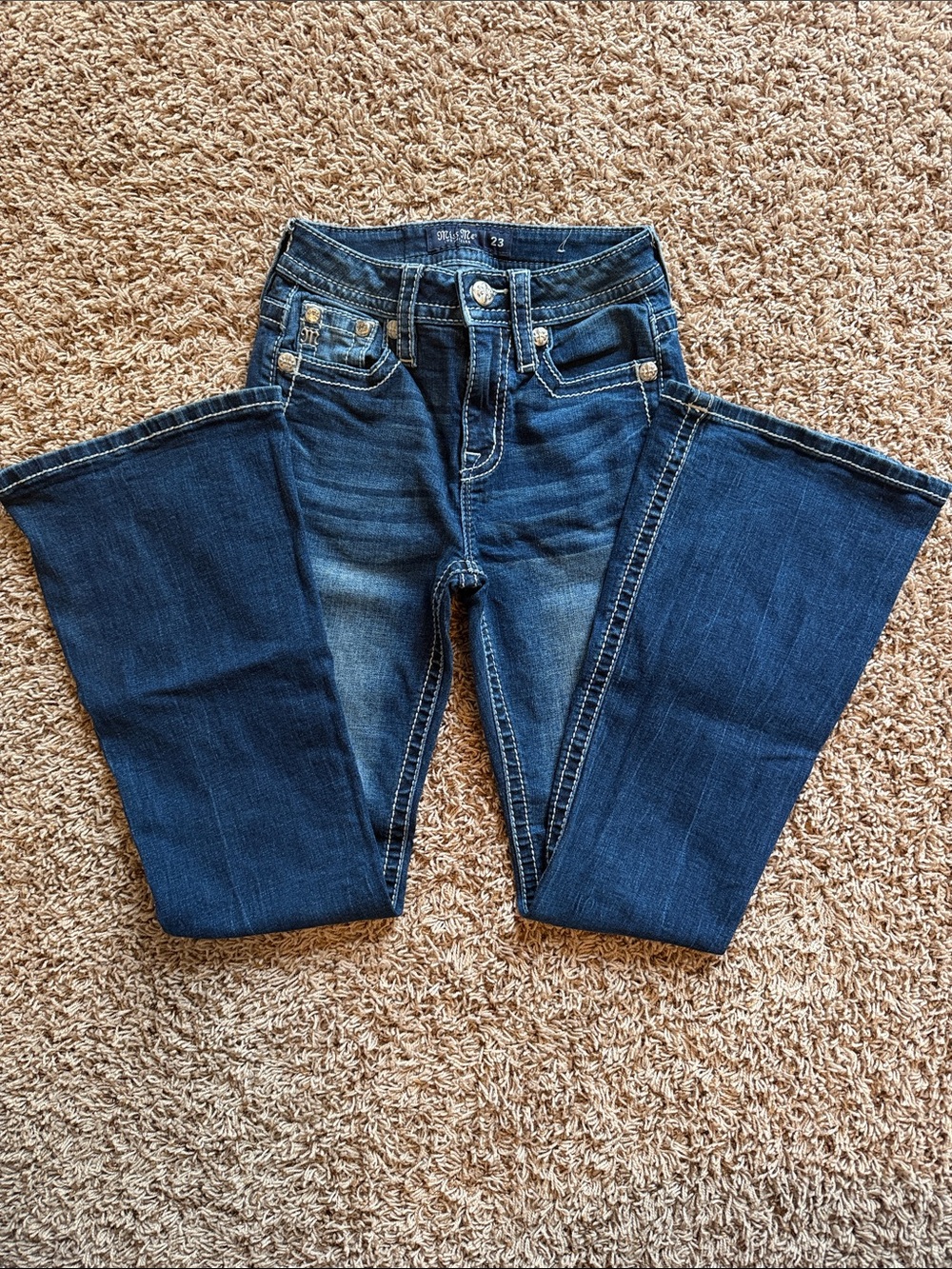 Miss Me high rise flare jeans